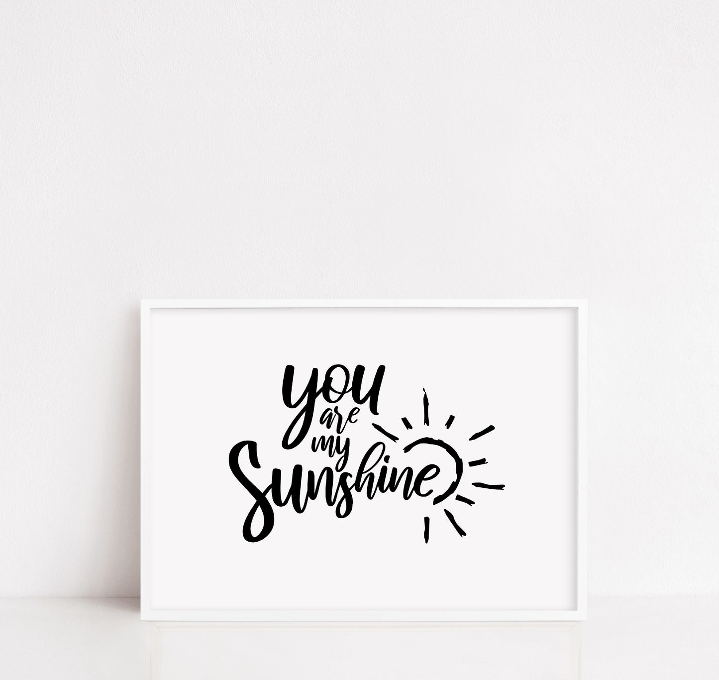 Quote Print | You Are My Sunshine | Nursery Print | Cute Print