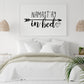 Bedroom Print | Namastay In Bed | Quote Print