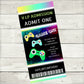 Gaming Invitations | Gamer Invites | Gaming Theme Invitations | Party Invitations