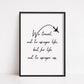 Quote Prints | We Travel Not To Escape Life But For Life Not To Escape Us | Travel Print | Positive Print | Motivational Print