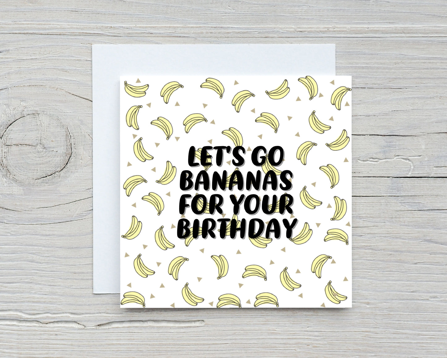 Birthday Card Design | Let's Go Bananas For Your Birthday | Funny Birthday Card