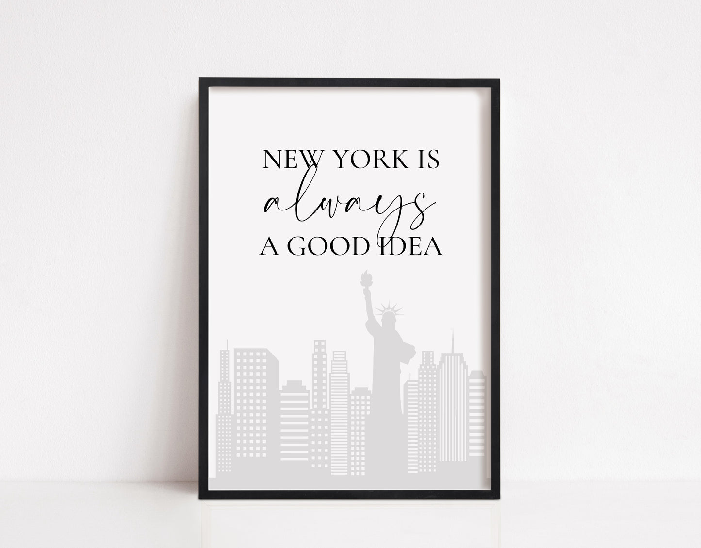 Quote Print | New York Is Always A Good Idea | New York Print | Travel Print