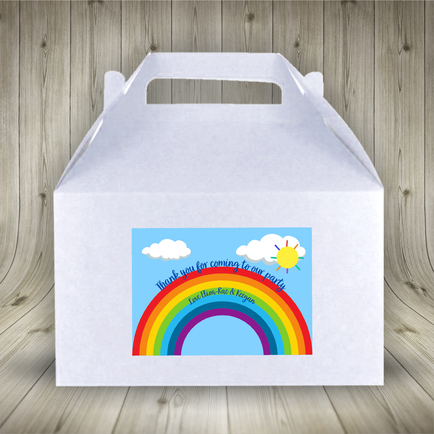 Party Boxes | Rainbow Party Boxes | Rainbow Party | Party Boxes | Rainbow Party Decor | Party Bags