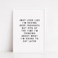 Kitchen Print | Deep Thoughts Quote | Funny Food Print | Quote Print | Funny Print