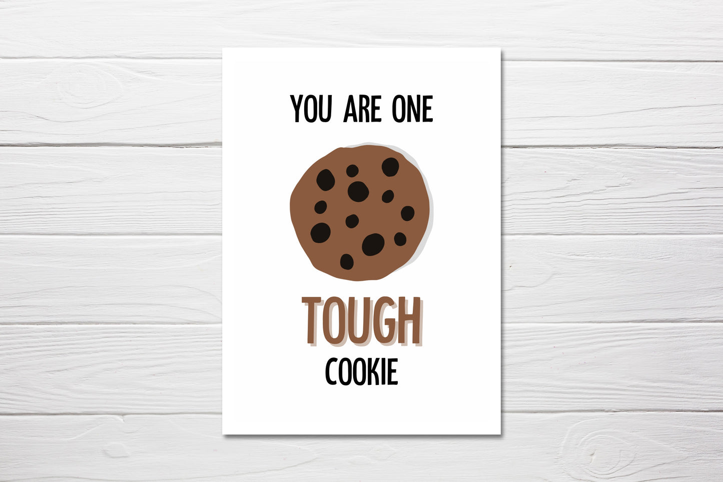 Thinking Of You Card | You Are One Tough Cookie | Get Well Soon Card