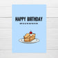 SALE - Birthday Card | Don't Eat All the Cake You fat Fu*k | Funny Birthday Card