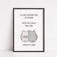 Friendship Print | Personalised Friend Besties Print | Small Gang Print | Friend Gift