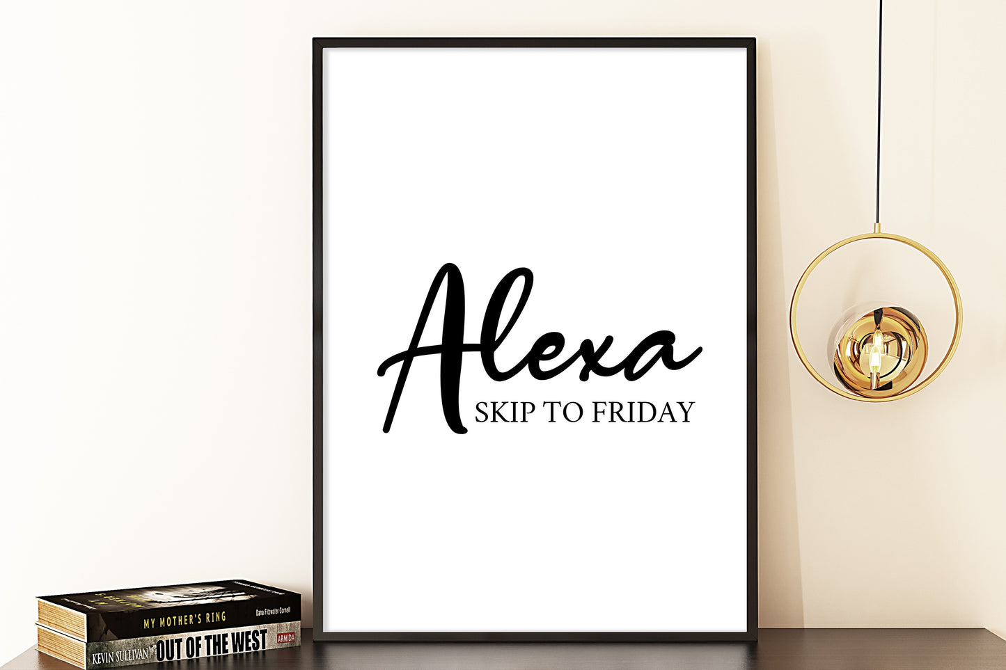 Quote Print | Alexa, Skip To Friday | Funny Print