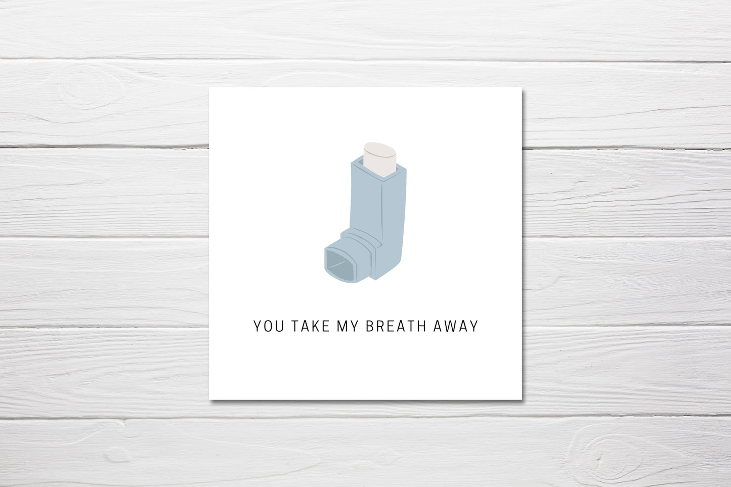 Valentines Card | Anniversary Card | You Take My Breath Away | Couples Card | Love Card