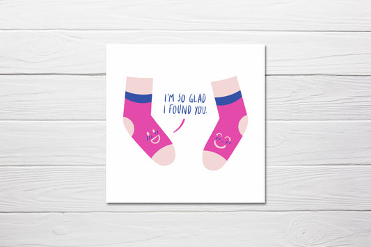 Valentines Card | I'm So Glad I Found You | Cute Valentine's Card | Funny Valentine's Card