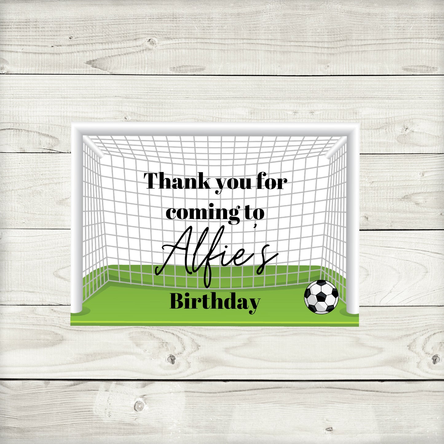 Rectangle Stickers | Party Stickers | Football Party Stickers | Party Bag Stickers