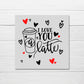Valentines Card | Anniversary Card | I Love You A Latte | Couples Card