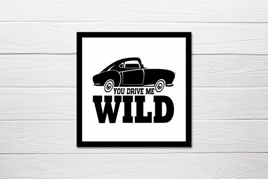 Valentines Card | Anniversary Card | You Drive Me Wild | Couples Card