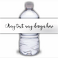 ANY DESIGN | Water Bottle Labels | Children's Juice Bottle Labels | To Fit 200ml Bottles | Waterproof Labels