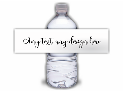 ANY DESIGN | Water Bottle Labels | Children's Juice Bottle Labels | To Fit 200ml Bottles | Waterproof Labels