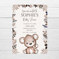 Brown Beige Neutral Teddy Bear Baby Shower, Birthday Invitations | A6 Invites | Teddy Bear Theme Invitations | Party Invitations