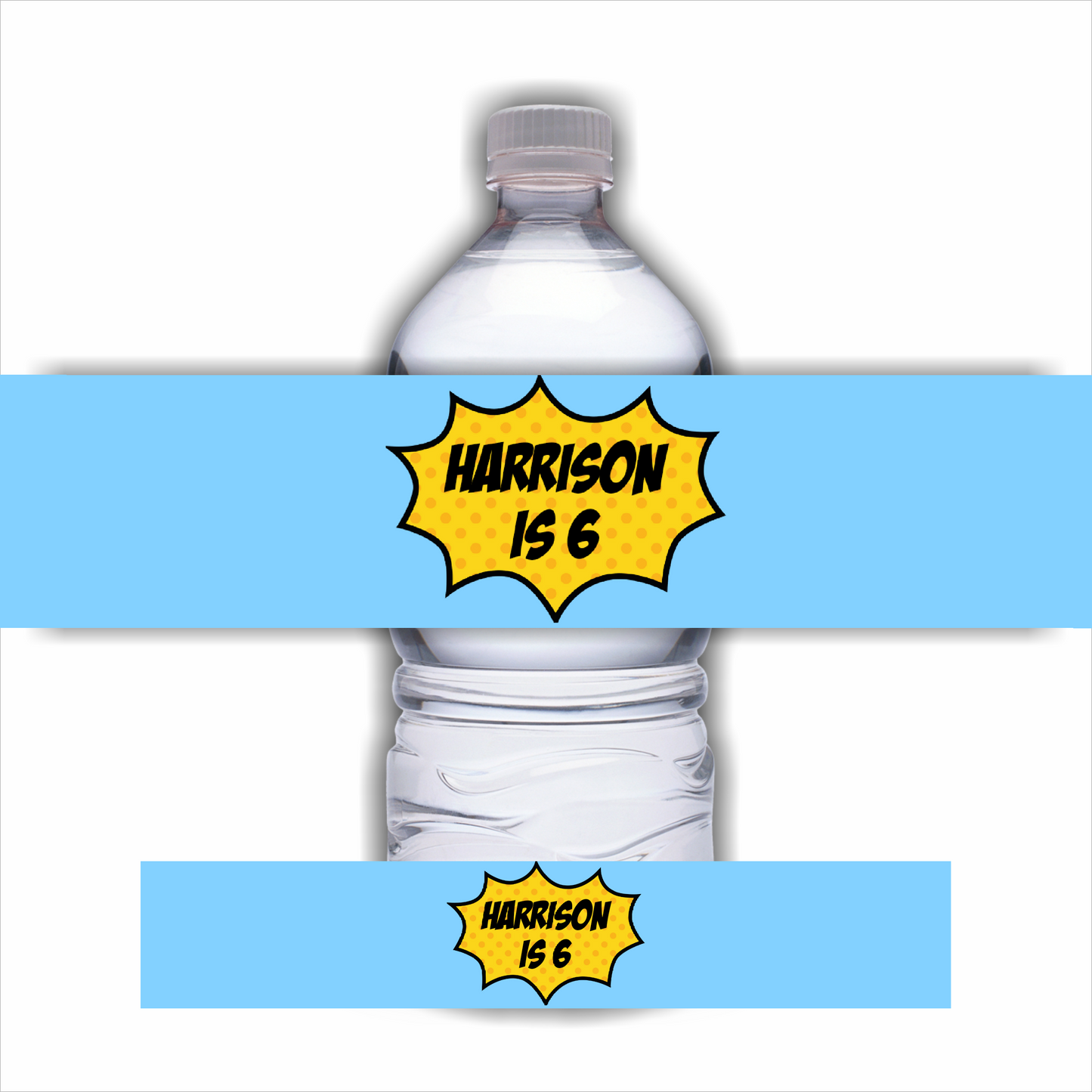 Juice Bottle Labels | Personalised Superhero Party Juice Labels | Water Bottle Stickers | Superhero Party | Party Stickers