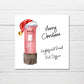 Christmas Card | Personalised Postman - Postwoman - Post Office | Staff Post Box Personalised Card