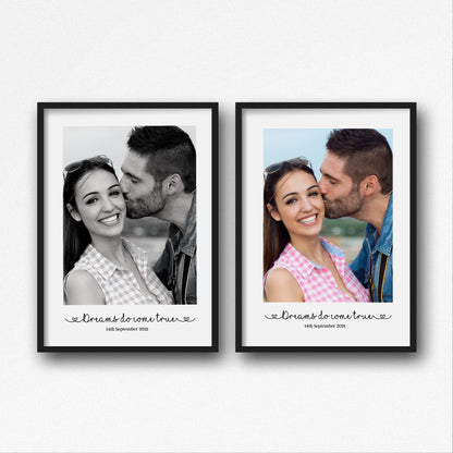 Couples Print | Personalised Image Print | Photo Print | Couples Gift