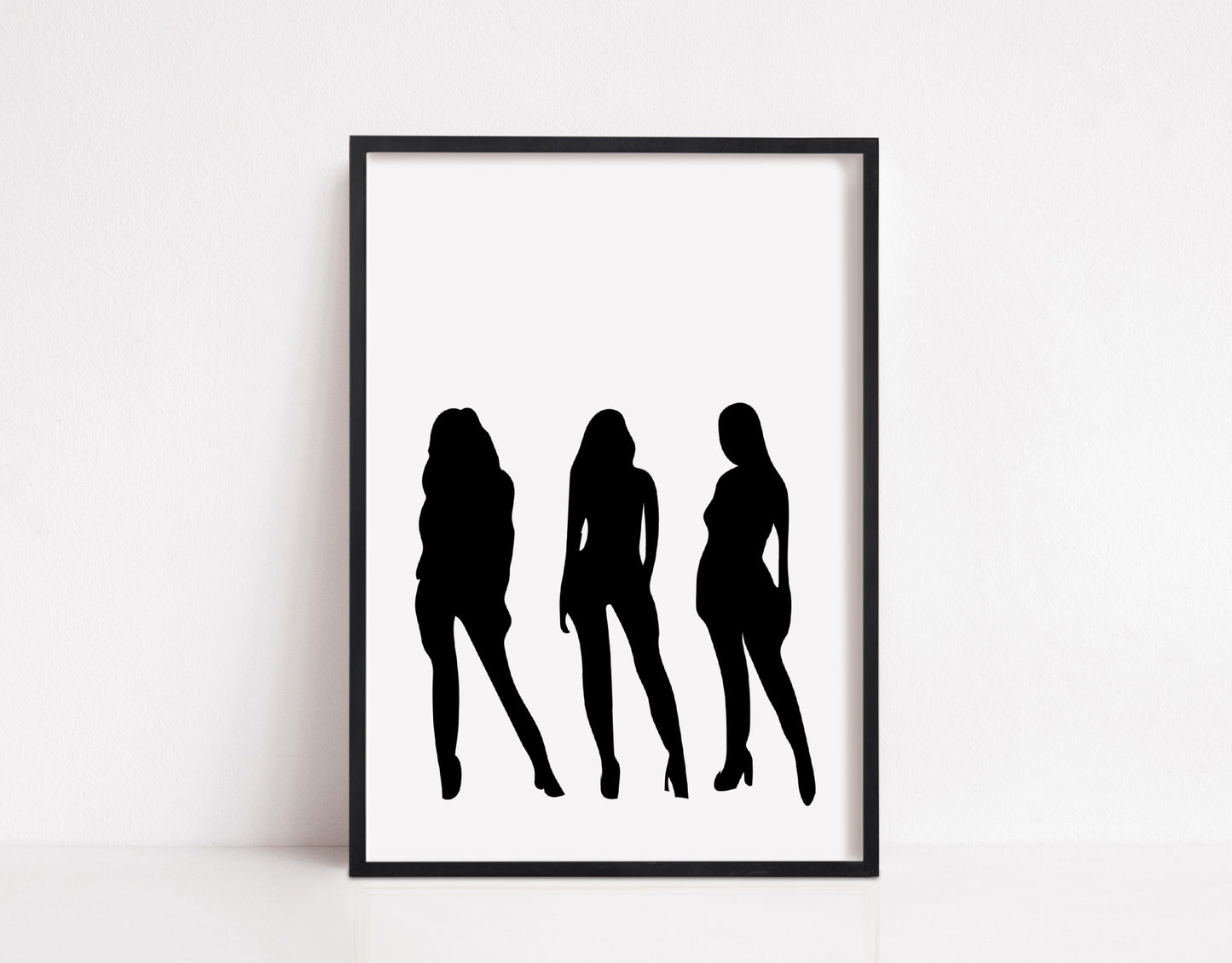 Women Print | Women Silhouette Print | Self Love Print