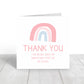 Teacher Card | Thank You For Being Such An Important Part Of My Story | Rainbow Thank You Card (Design 1)