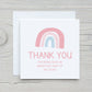 Teacher Card | Thank You For Being Such An Important Part Of My Story | Rainbow Thank You Card (Design 1)