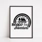 Kids Bedroom Print | Ready For Adventure | Nursery Print | Children's Bedroom Print