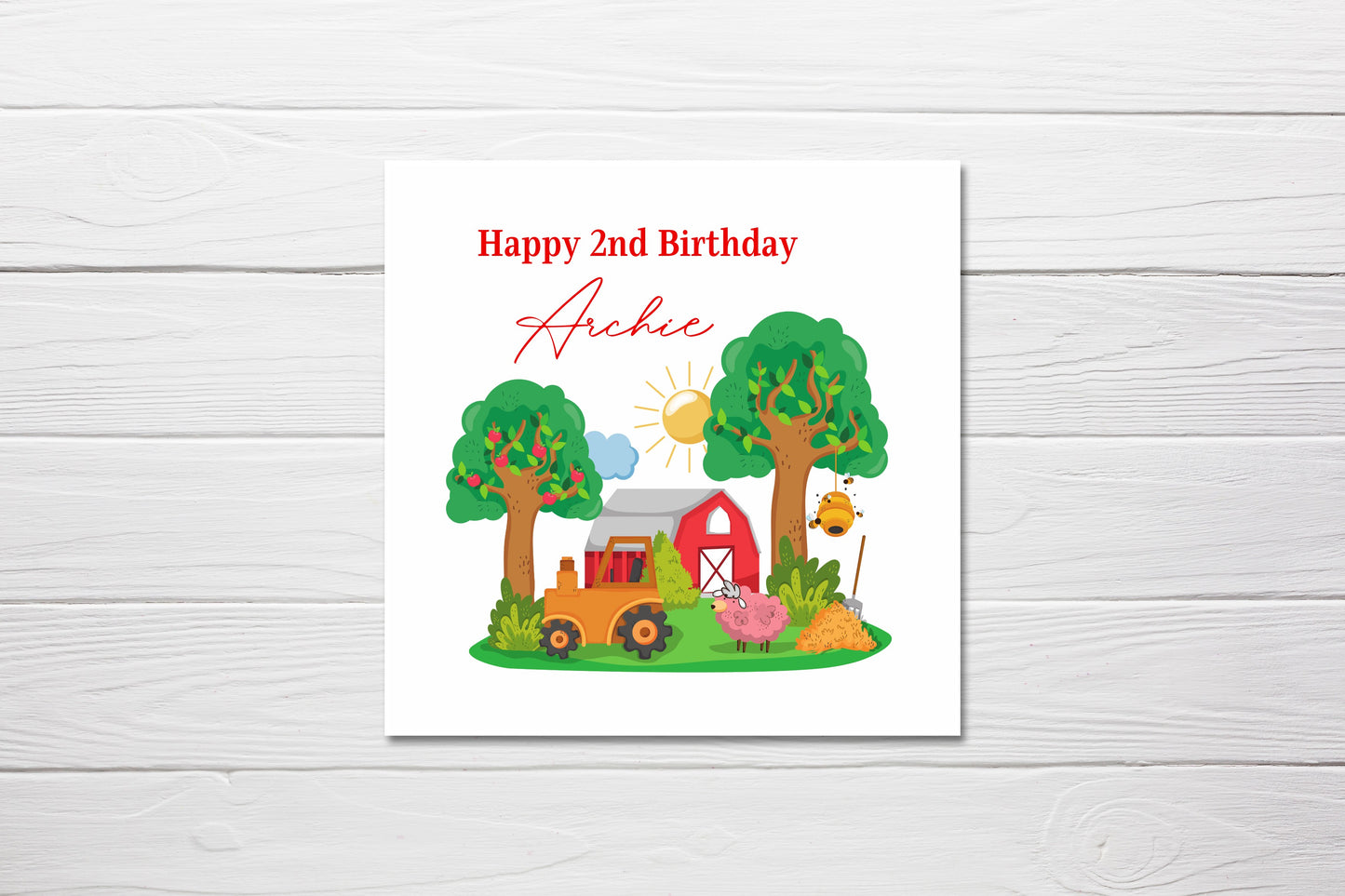 Birthday Card | Farmyard Card | Cute Children's Birthday Card