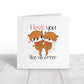 Valentines Card | I Love You Like No Otter | Anniversary Card