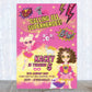 Superhero Supergirl Invitations | A6 Invites | Party Invitations | Superhero Party