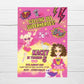Superhero Supergirl Invitations | A6 Invites | Party Invitations | Superhero Party
