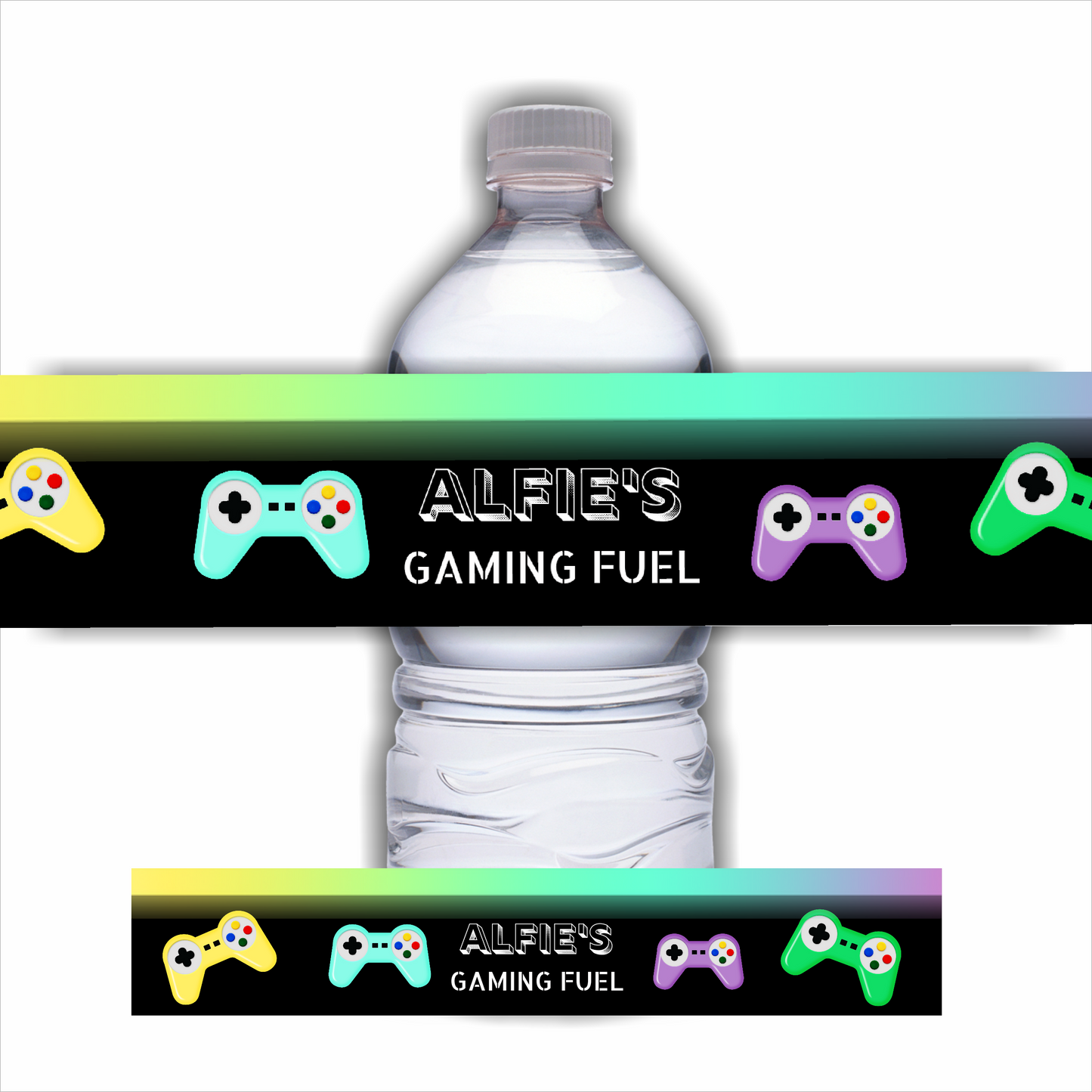 Juice Bottle Labels | Gaming Labels | Water Bottle Stickers | Gaming Birthday Party Stickers