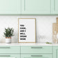 Kitchen Print | You Cook And I Will Drink Wine | Quote Print