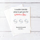 A6 Valentines Day Card | Funny Rude Joke Valentine Card | Scratch Card | Scratch Reveal Card | Blowjob