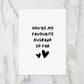 Valentines Card | Anniversary Card | You're My Favourite Husband So Far | Couples Card