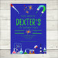 Science Birthday Invitations | A6 Invites | Science Theme Invitations | Party Invitations