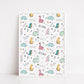 Children's Prints | Dinosaur Print | Kids Print | Bedroom Print