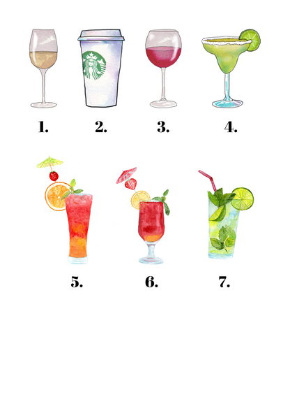 Friendship Print | Personalised Friends Are The Therapist You Can Drink With | Friend Gift