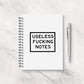 Funny Notebook | Useless Fucking Notes | Notepad