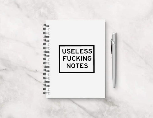 Funny Notebook | Useless Fucking Notes | Notepad