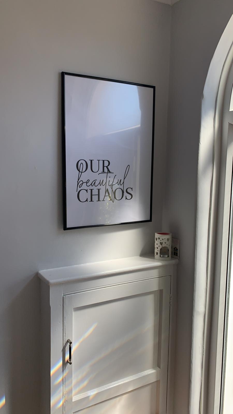Home Print | Our Beautiful Chaos | House Prints | Wall Art | Quote Print