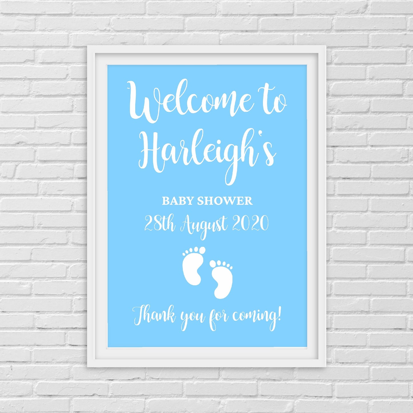 Baby Shower Print | Baby Shower Welcome Print | Baby Shower Décor | Baby Shower