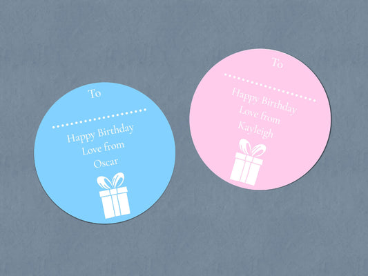 Happy Birthday Stickers | Sticker Sheet | Birthday Stickers | Birthday Gift Tags