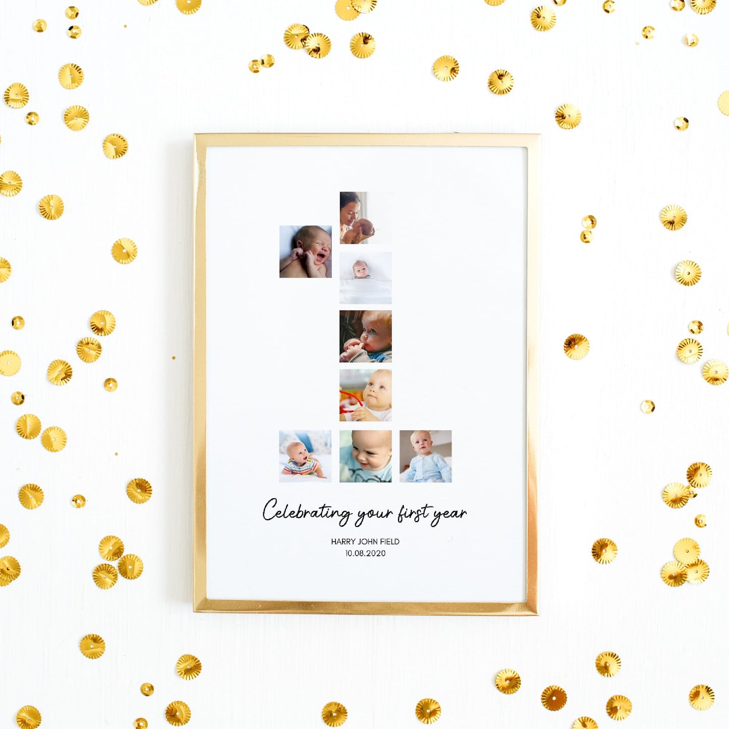 1st Birthday Print | First Birthday | Personalised Print