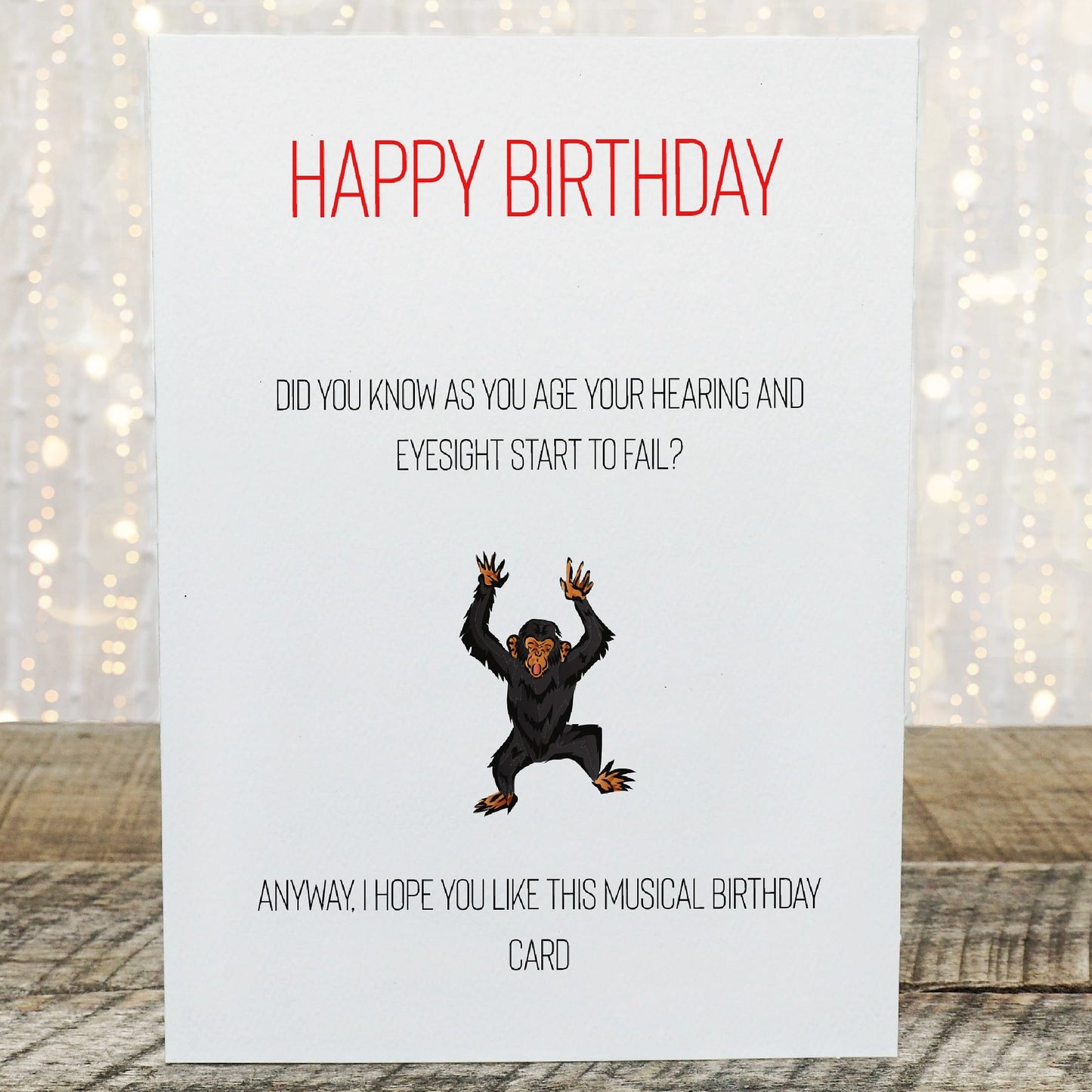 Birthday Card | Joke Card | Musical Birthday Card | Funny Card