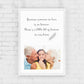 Memory Print | Because Someone We Love Is In Heaven There's A Little Bit Of Heaven In Our Home| Heaven Print | Personalised Memory Print