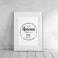 Quote Print | Because Someone We Love Is In Heaven There Is A Little Bit Of Heaven In Our Home | Heaven Print | Loving Memory Print
