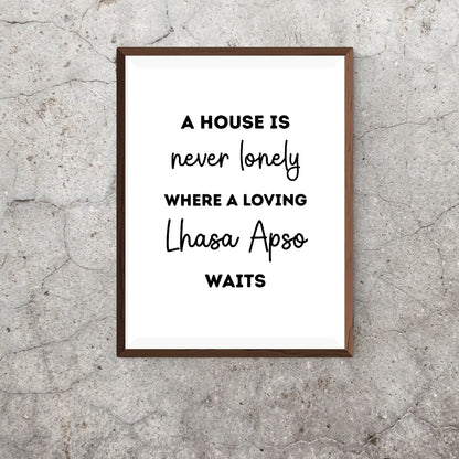 Pet Print | Dog Breed Print | Personalised Pet Print