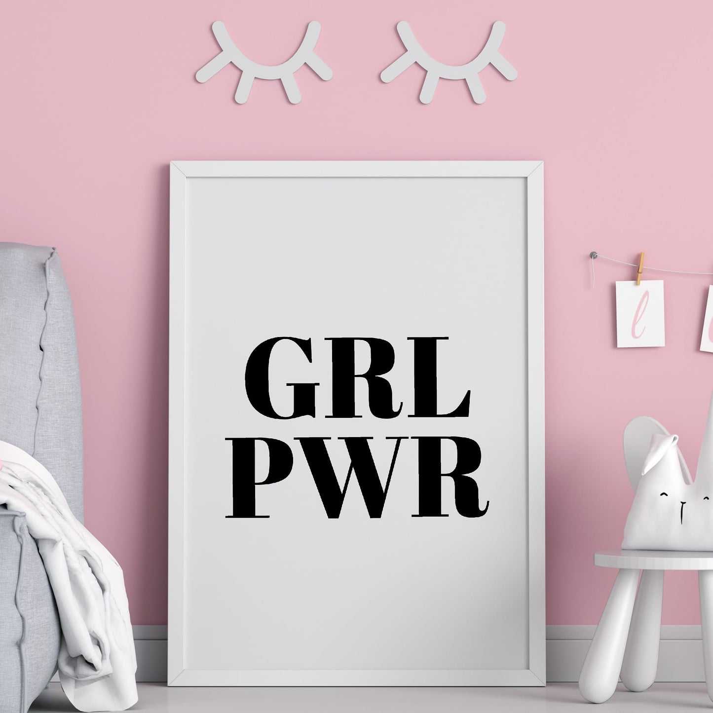 Quote Print | GRL PWR | Girly Print | Girl Power Print
