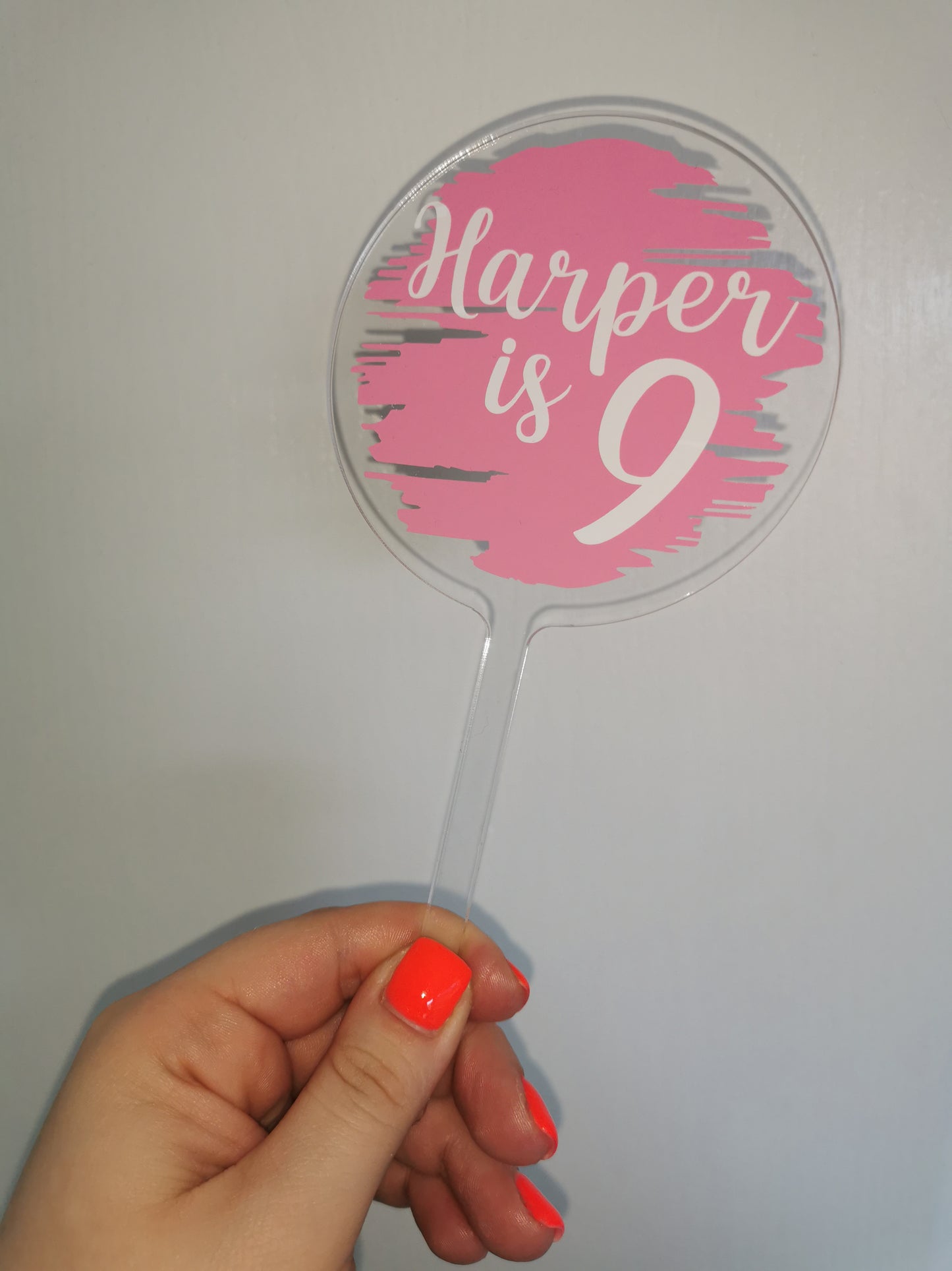 Acrylic Cake Topper | Personalised Cake Topper | Birthday Cake Topper
